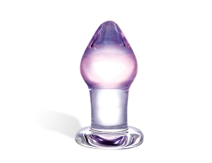 Gläs Amethyst Glas Buttplug