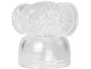 Accesorio transparente con masturbador